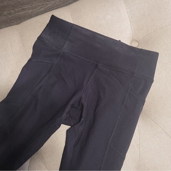 Lululemon Stuff Tight II Scalloped Reflective Dot Hem Cropped Leggings 4 - Picture 2 of 12